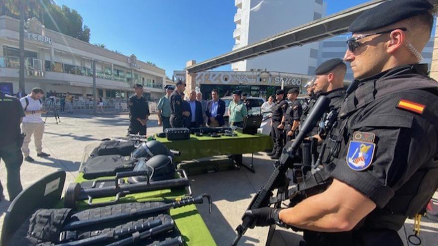 La Guardia Civil blindará Magaluf este verano por tierra, pero también por el aire: drones y antidrones se suman al operativo