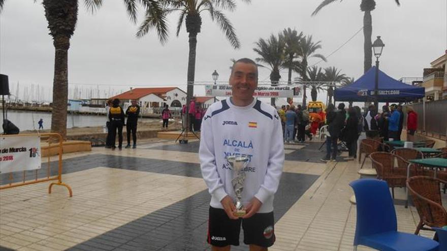 Javier Lozano, 4º en los ‘100 kms de Murcia’