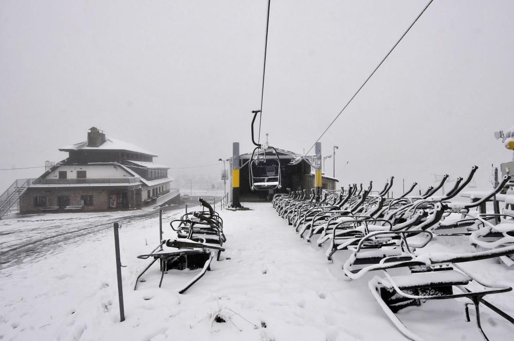 Ola de frío y nieve en Asturias