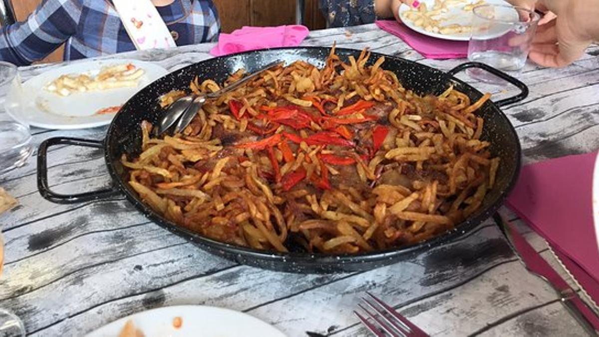Derechupete concursó a nivel nacional con un cachopo gigante