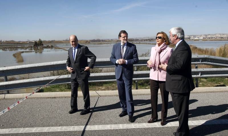 Fotogalería de la visita de Rajoy a la ribera del Ebro