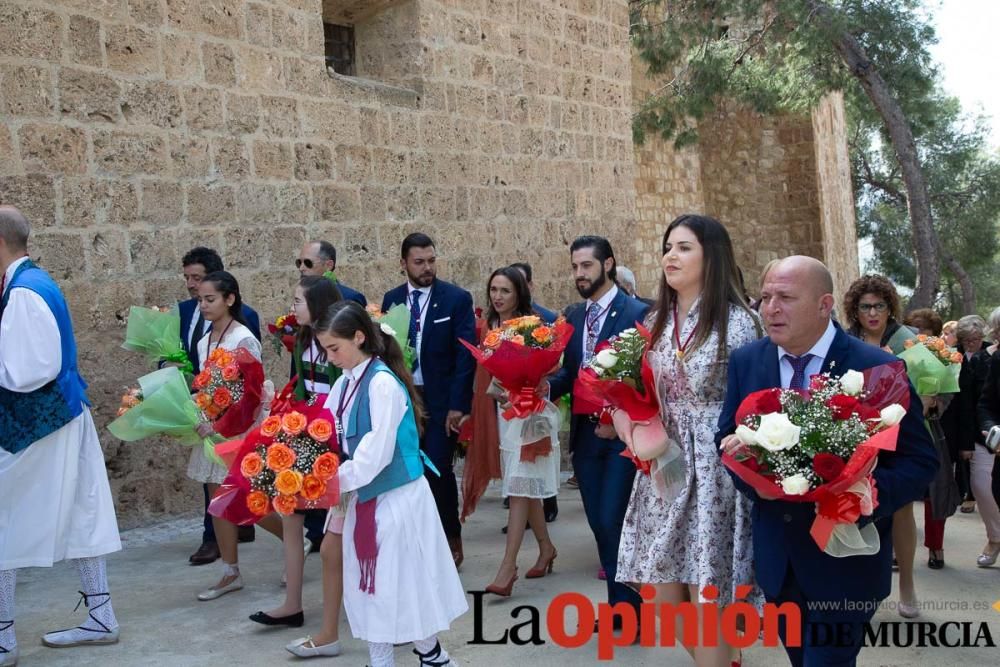 Ofrenda de flores en Caravaca