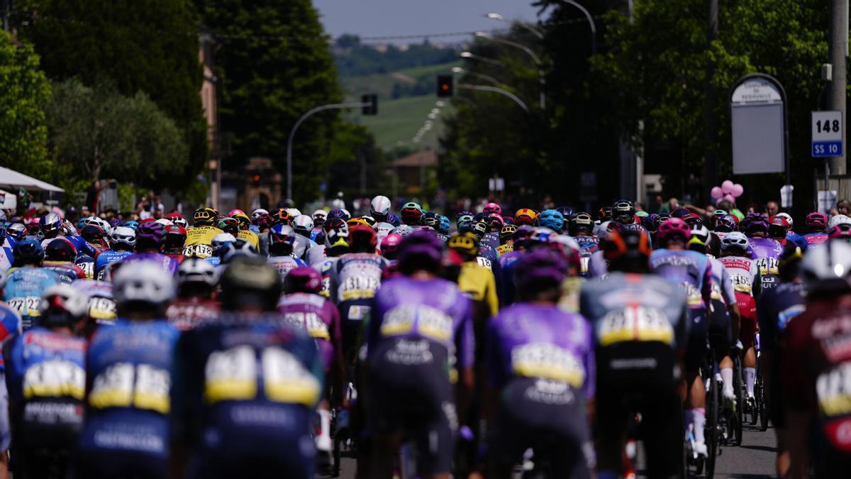 El pelotón del Giro de Italia.