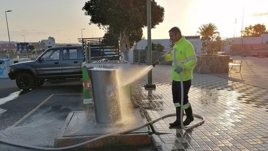 Agüimes dobla en 2024  el gasto en limpieza viaria