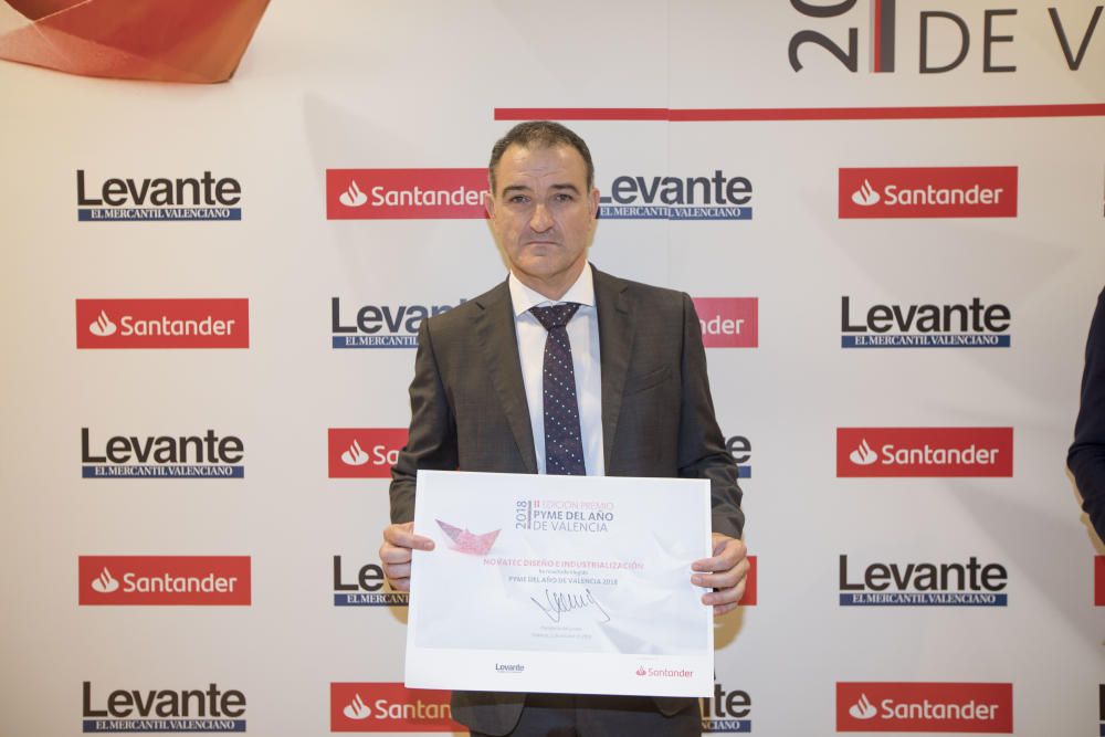 Premios Santander a la Pyme del Año de València 2018 junto a la Cámara de Comercio y en colaboración con Levante-EMV