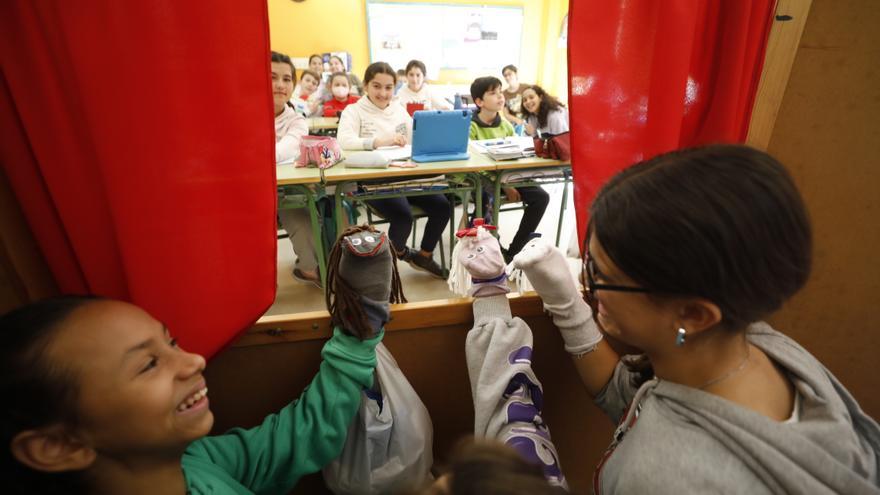 El Evaristo Valle derrocha arte: así son las clases culturales en el colegio gijonés