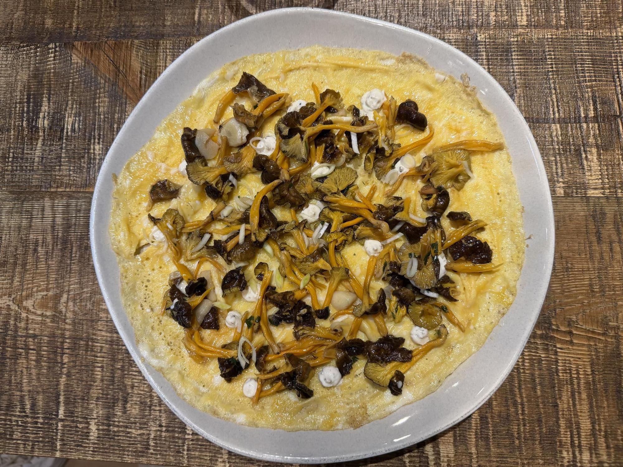 Plats amb bolets del MÖM Restaurant