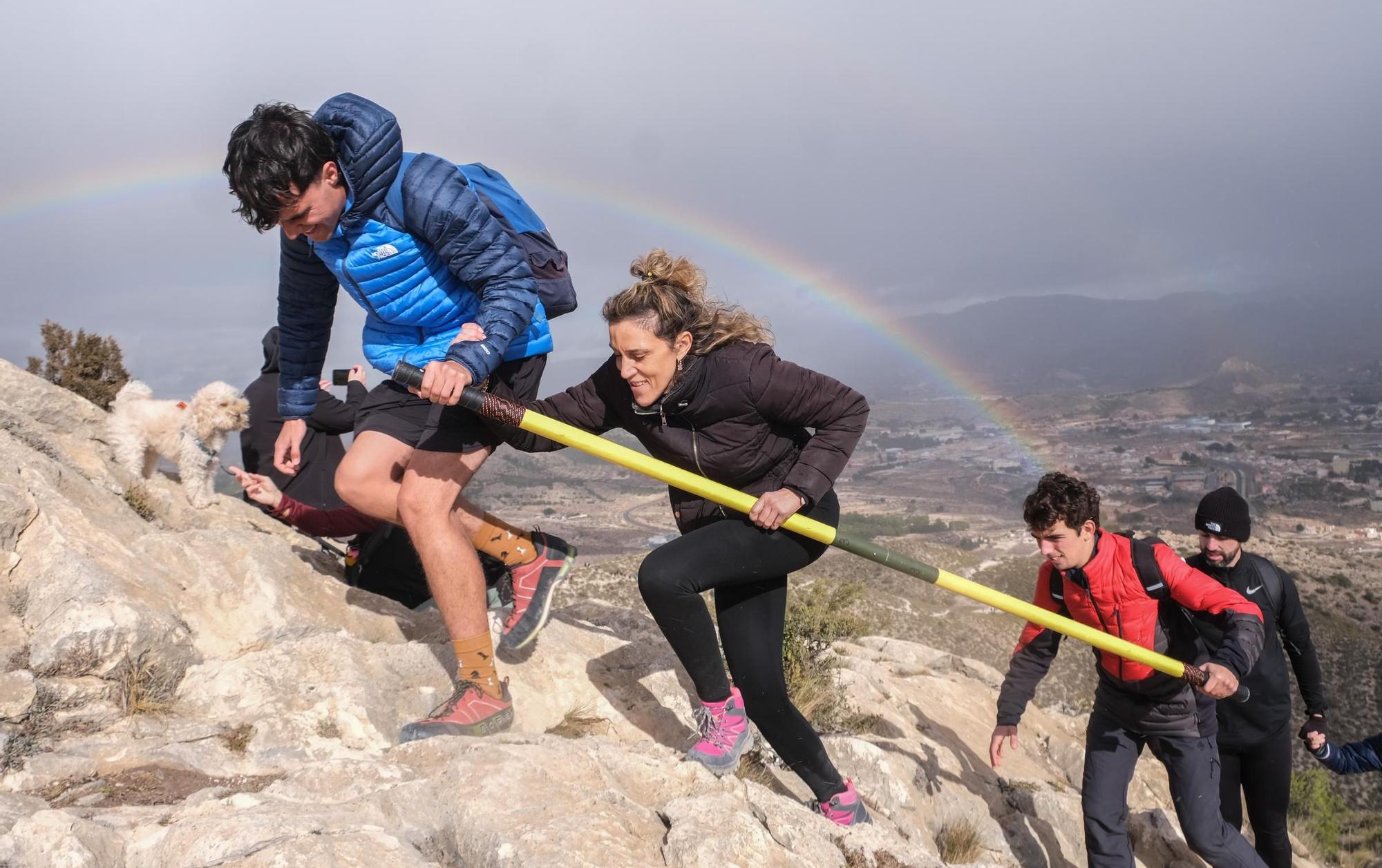 Así ha sido la subida más inclusiva al Monte Bolón de Elda en el día de Reyes