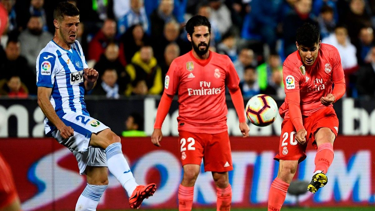 Asensio e Isco, en un partido del Real Madrid