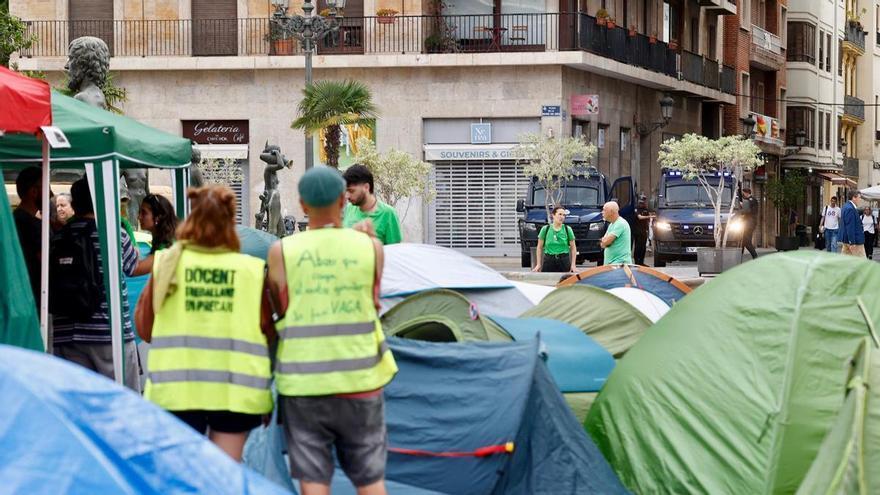 Bernabé: "La Policía Nacional no levanta tiendas campaña"