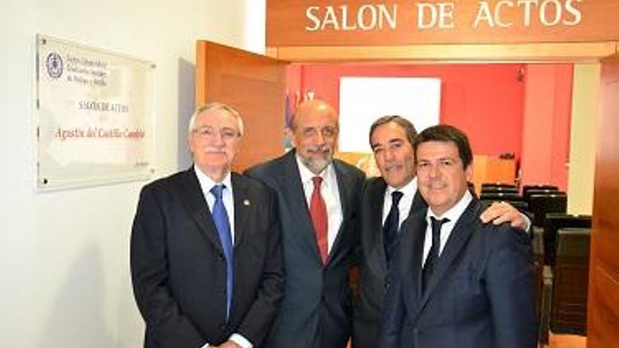 Imagen de Eduardo Ruiz junto a José Almirón, Jesús Jiménez y Francisco Silva.