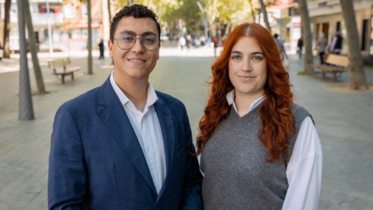 David López y Miriam Benítez, concejales del Ayuntamiento de Alcorcón.