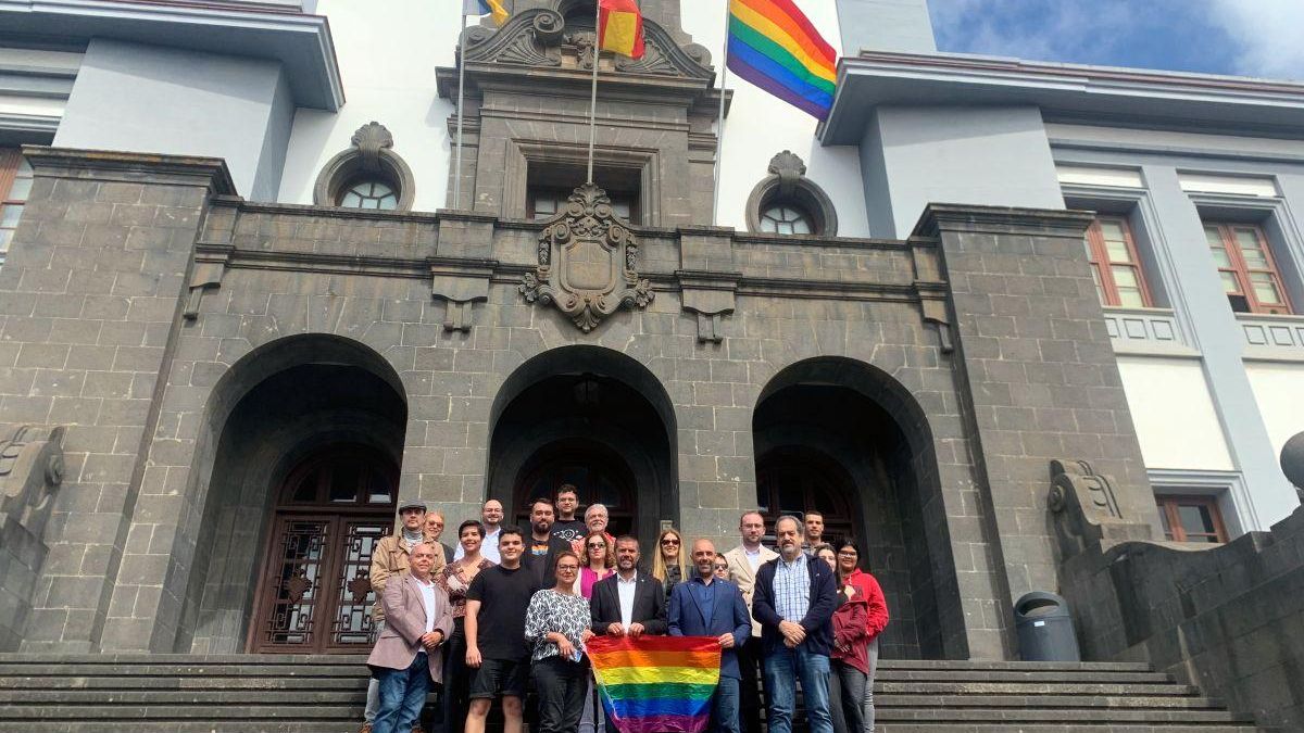 Un instante del acto celebrado en el Edificio Central de la ULL.