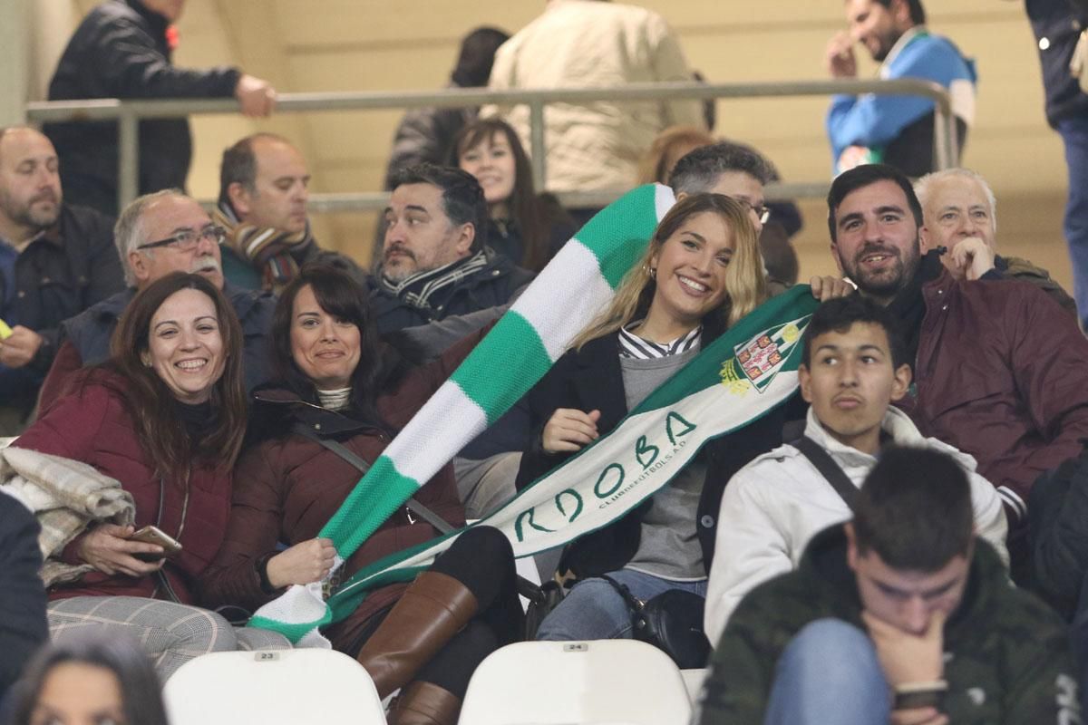 La afición blanquiverde en el Córdoba-Granada