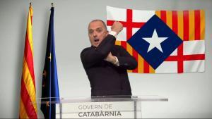 Toni Albà, ‘president’ de Catabàrnia, en TV-3.