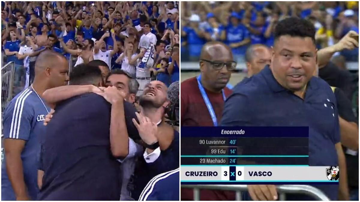 ¡Emocionante! La alegría de Ronaldo tras devolver al Cruzeiro a primera: ¡Vaya noche en Belo Horizonte!