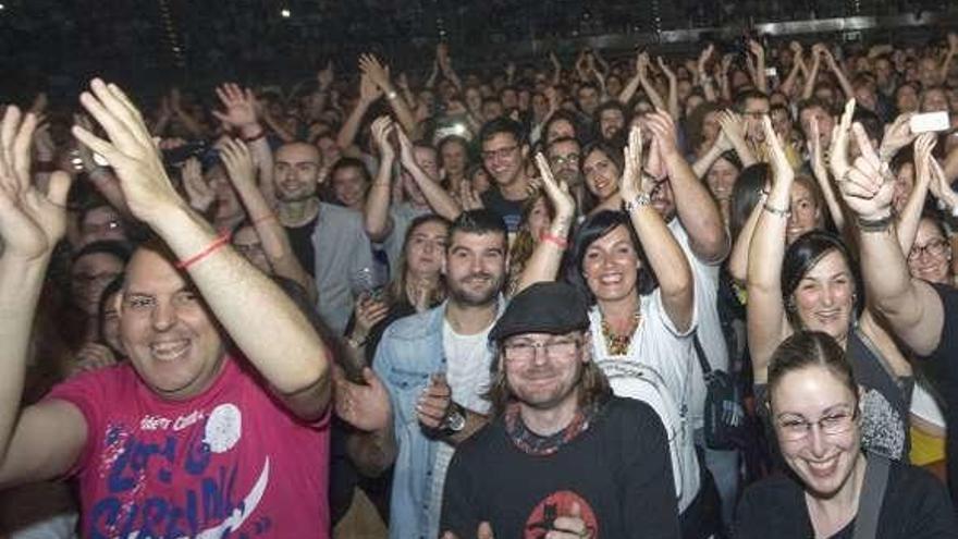 Público en un concierto, en el Coliseum.