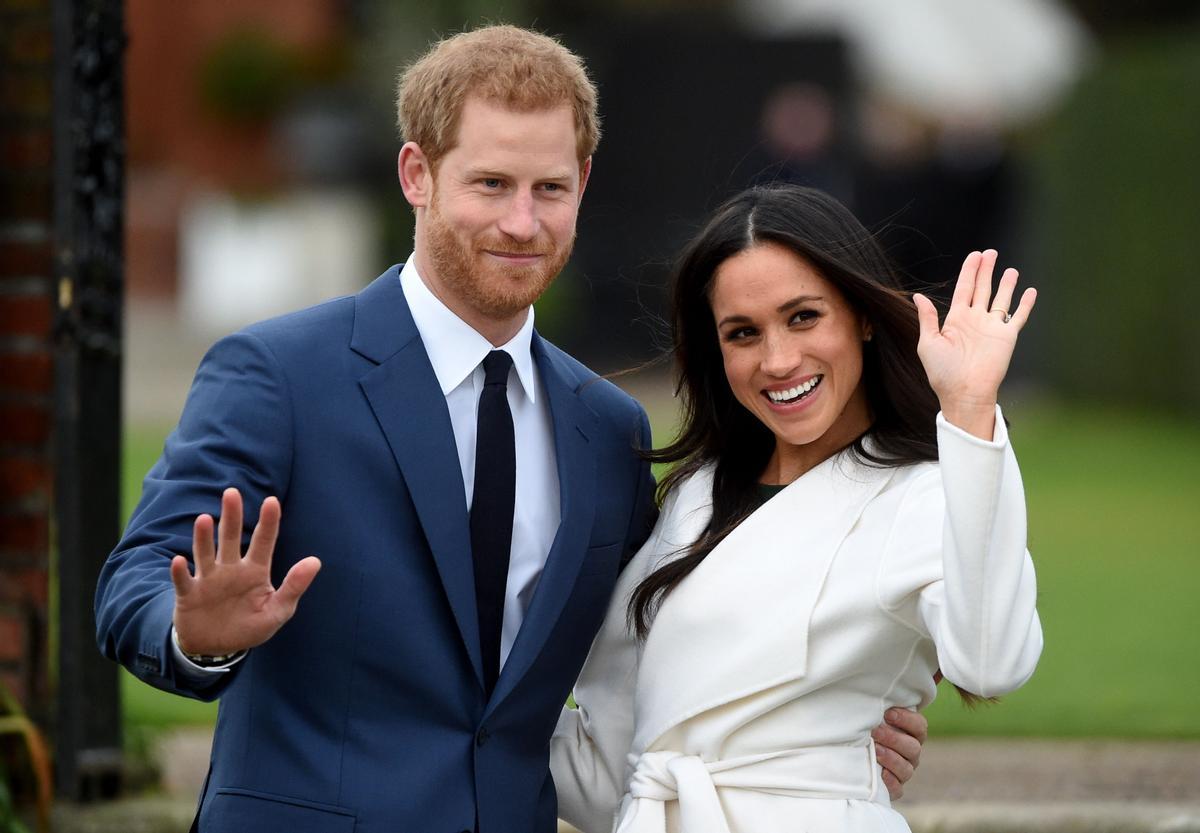 El príncipe Harry y Meghan Markle, el día que anunciaron su compromiso.