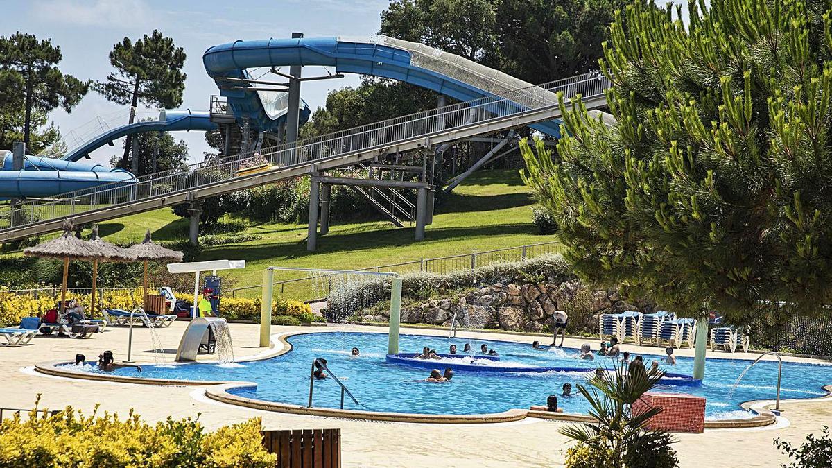 Imatge d’arxiu de l’obertura del parc aquàtic Water World l’estiu passat.