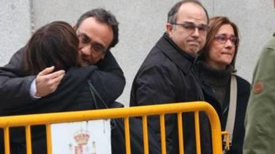 Josep Rull i Jordi Turull a les portes del Suprem, en una imatge d&#039;arxiu