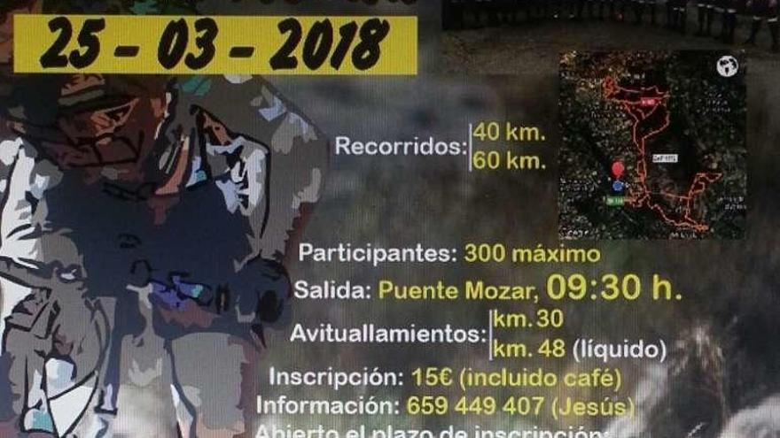 Cartel de la II Quedada de bici BTT de Puente Mózar.