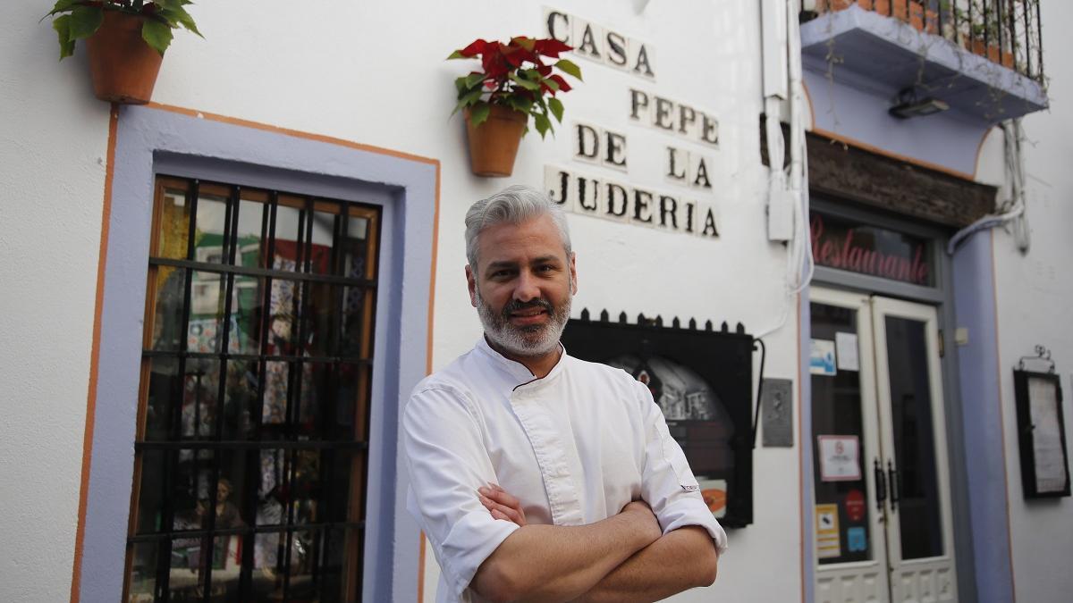 Juan Pedro Secaduras, chef de Casa Pepe de la Judería.