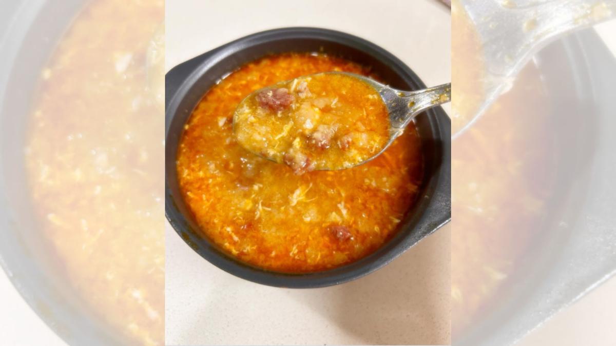 Sopa de ajo aragonesa