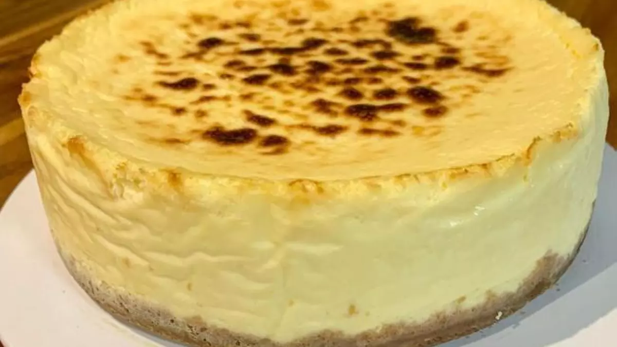Tarta de tres quesos