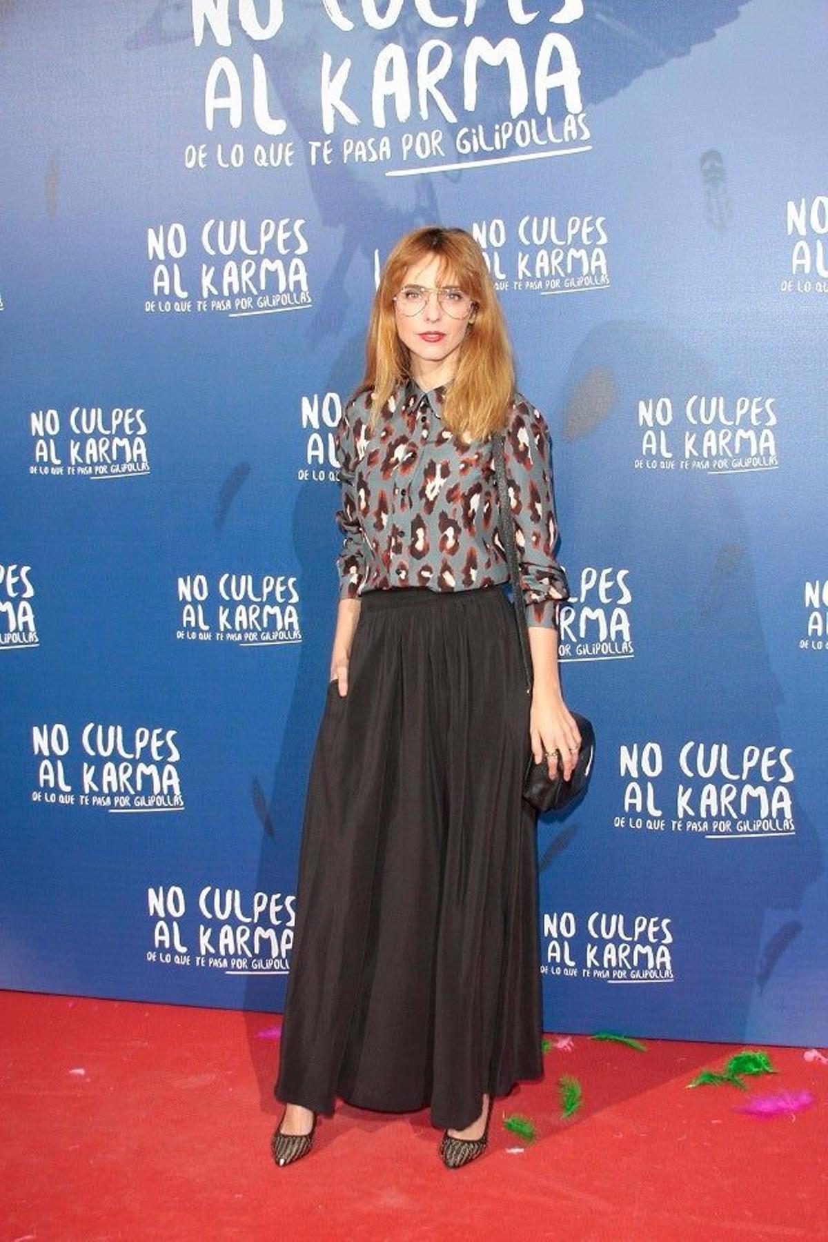 Leticia Dolera en el estreno de 'No culpes al karma de lo que te pasa por gilipollas'