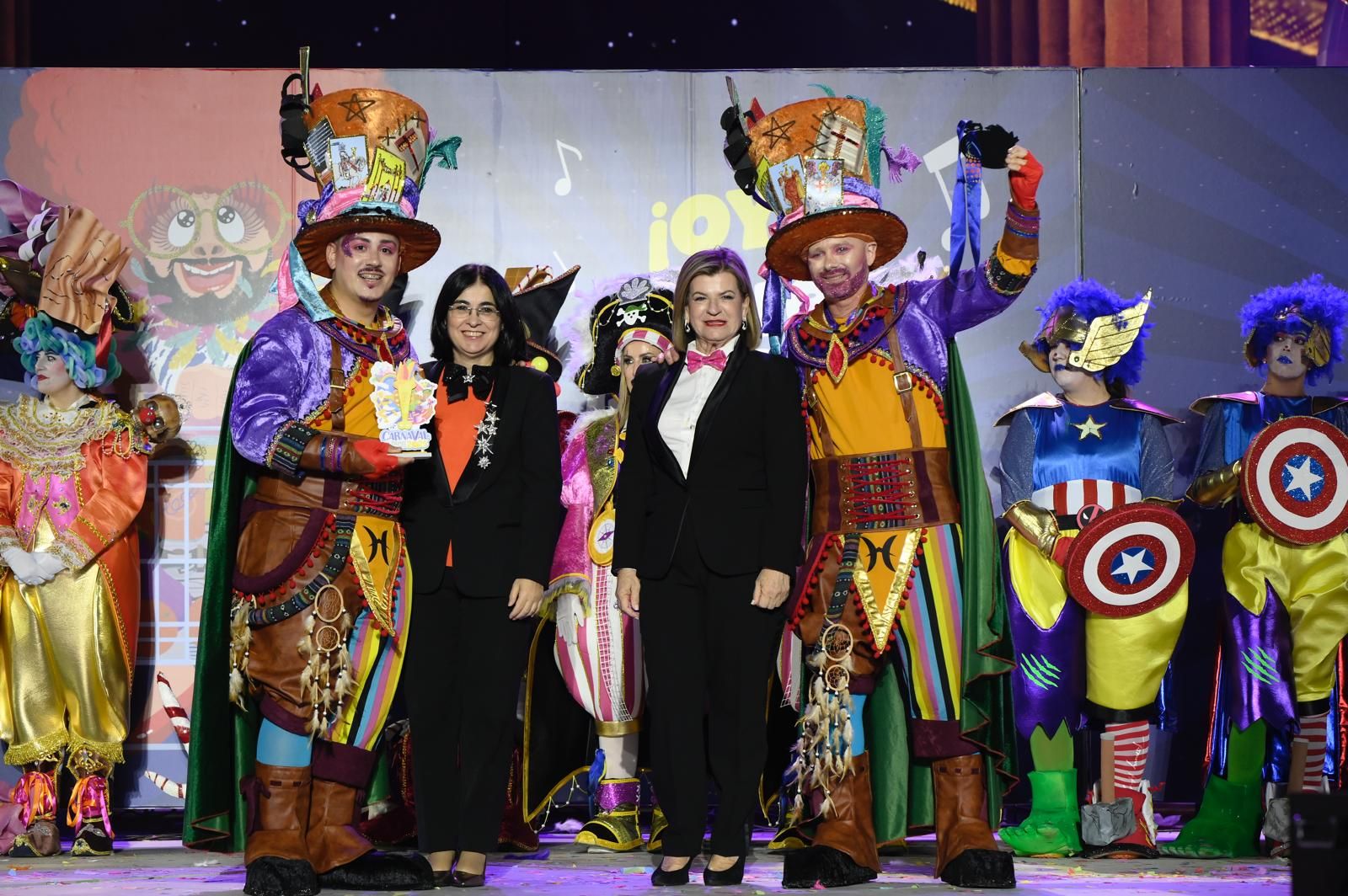 Los Legañosos recibe el segundo premio de Vestuario. Foto: Eros Santana