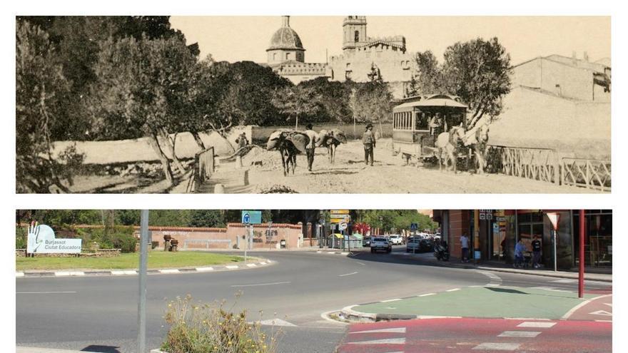 De un pueblo rural a ciudad dormitorio: la evolución de Burjassot en cien fotografías