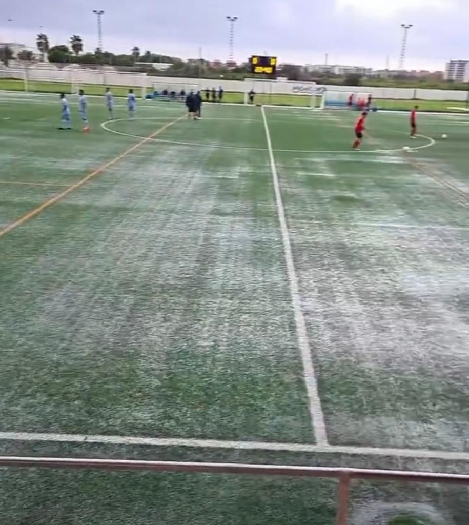 Imágenes del episodio de aguacero y granizo en Castellón