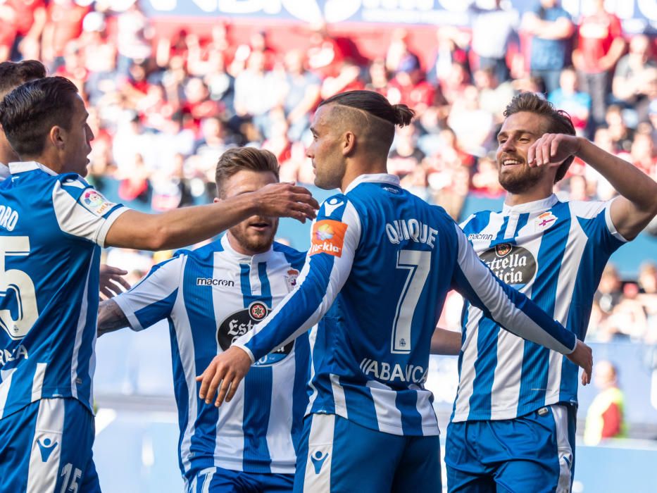 El Dépor cae ante Osasuna