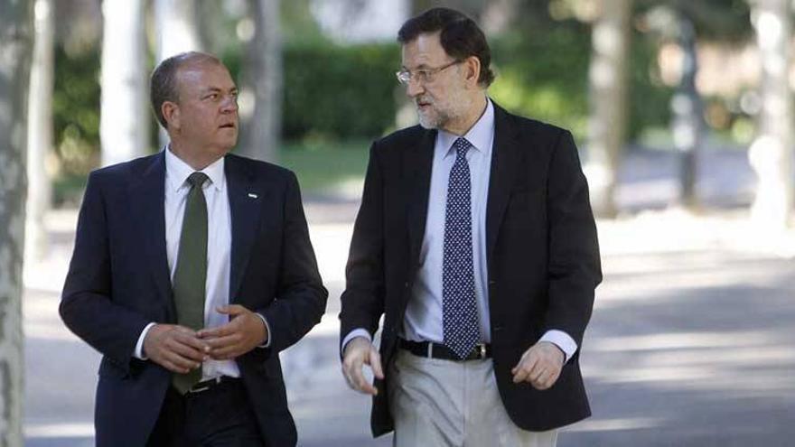 Monago reclama inversiones a Rajoy para dejar de ser una región Objetivo 1