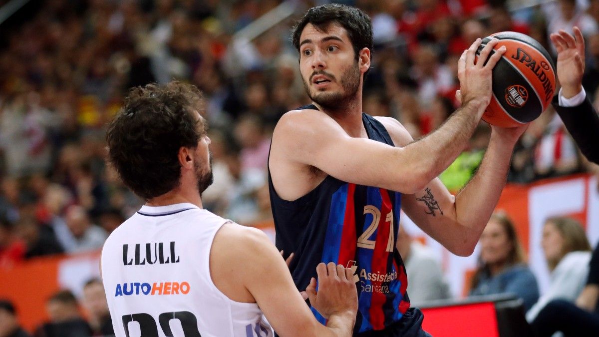 Álex Abrines, ante el Real Madrid