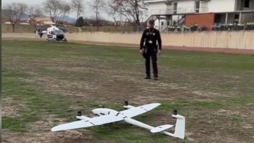 Los Mossos deplegan su policia aérea