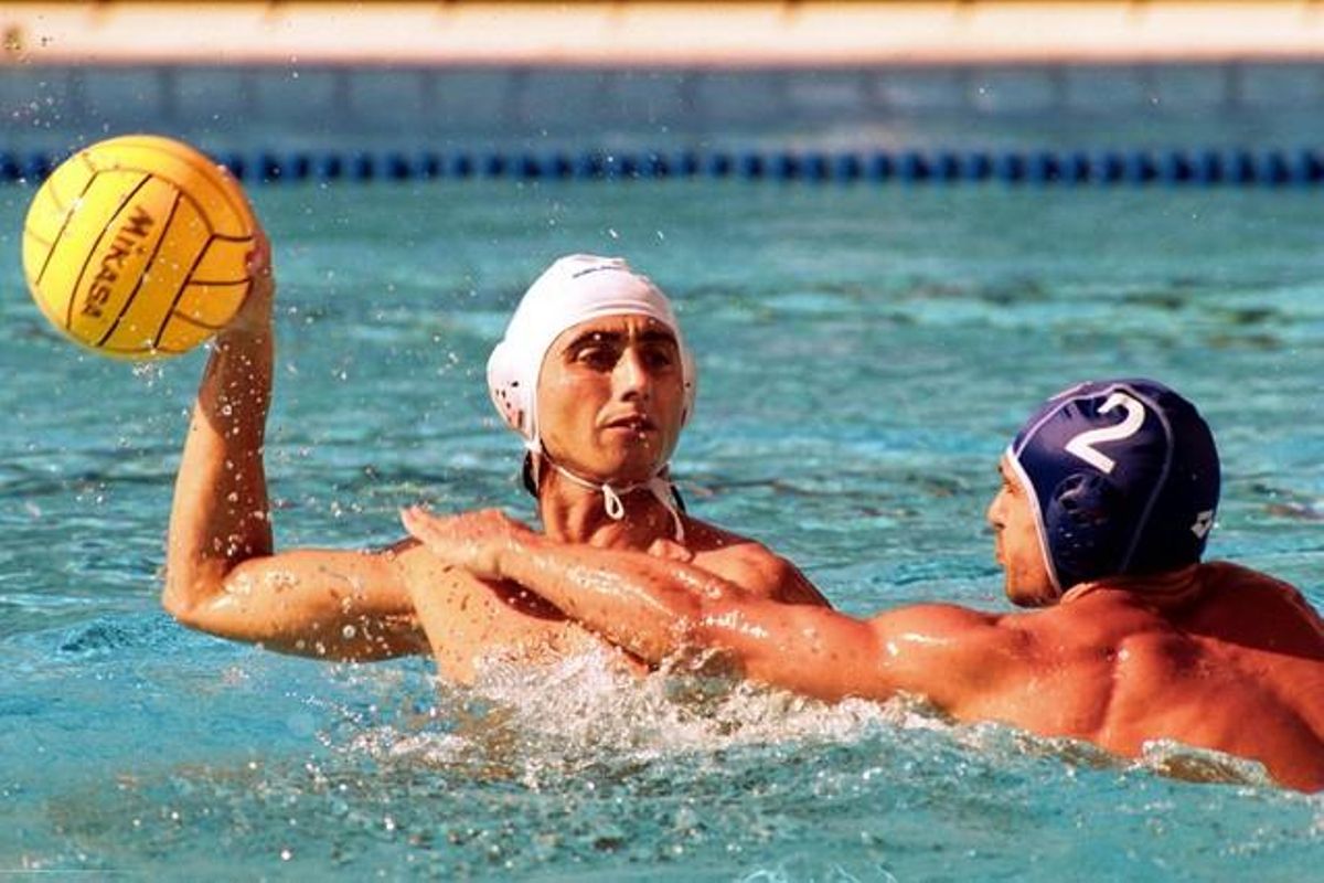 La final de waterpolo dels Jocs de Barcelona, que es va disputar entre Espanya i Itàlia, i que finalment va guanyar l’equip italià.