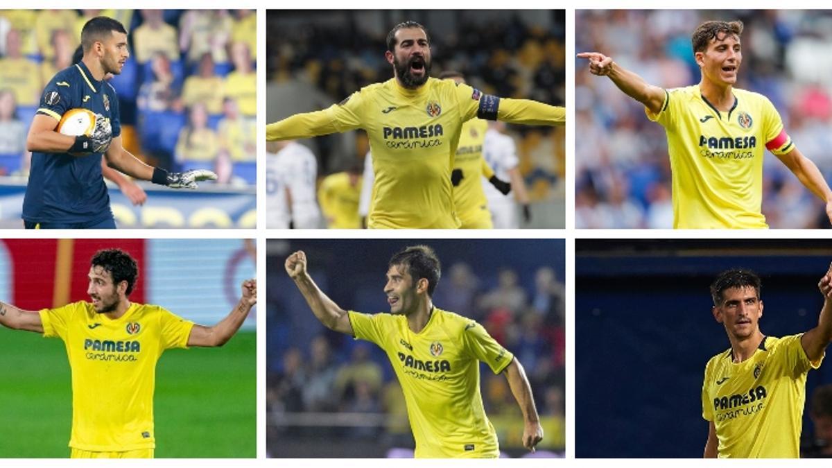 La columna vertebral que ha llevado al Villarreal a la final de la Europa League.