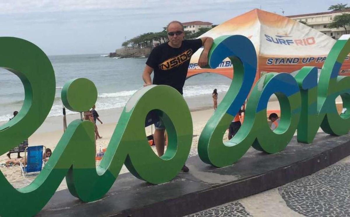 Luis Piña, director técnico de la Federación Gallega, en Río durante los Juegos Paralímpicos. // FdV