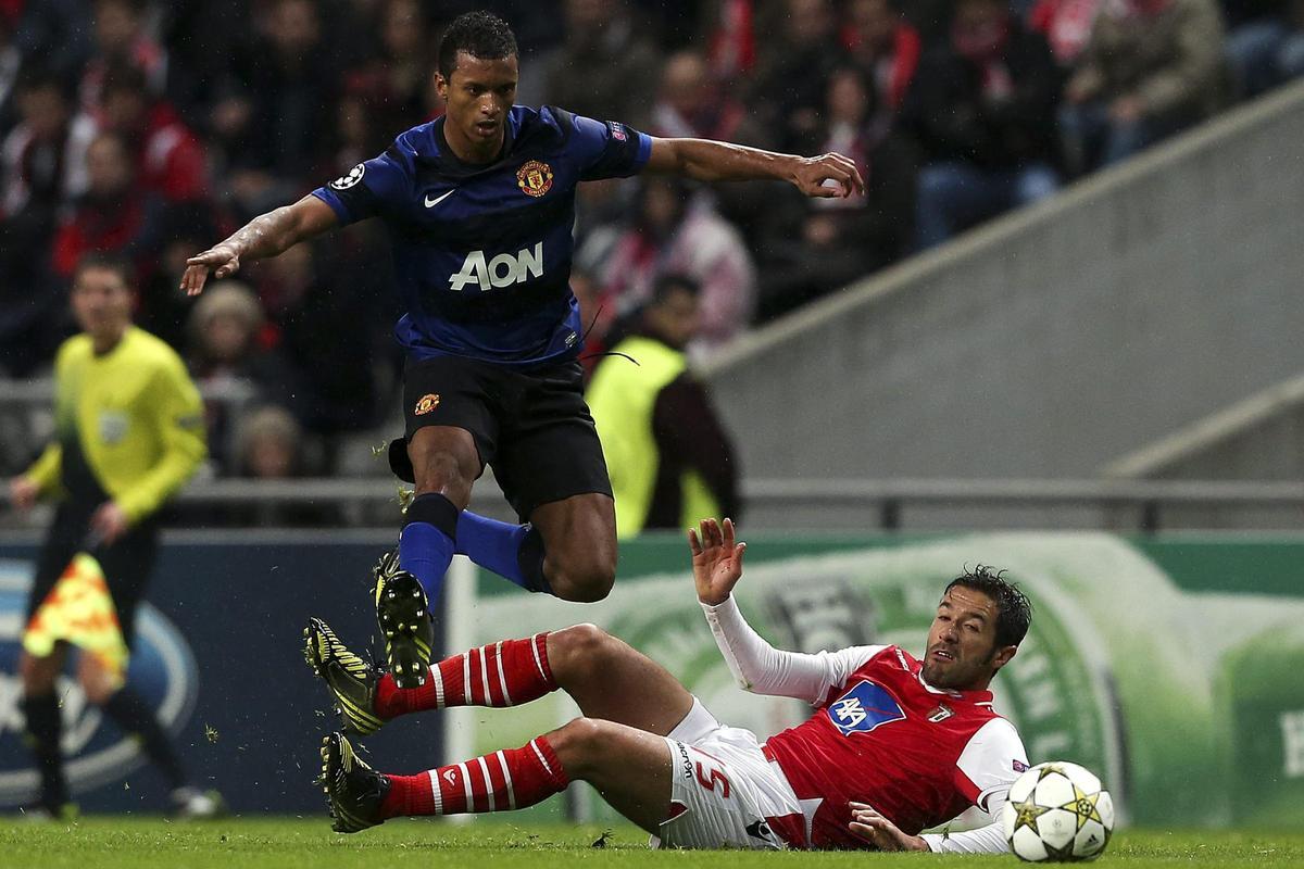Nani en su etapa como jugador del Manchester United