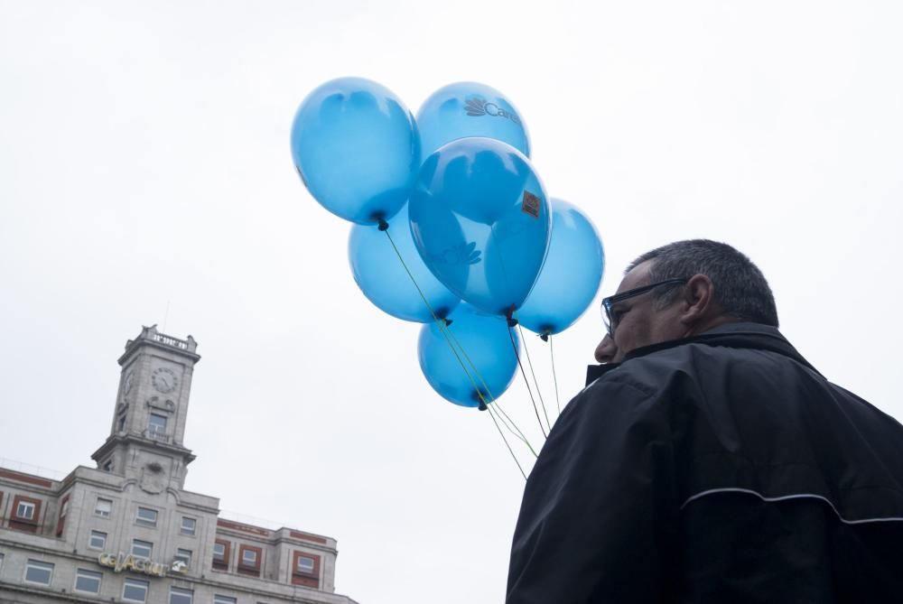 Flashmob para apoyar a la Asociación Galbán