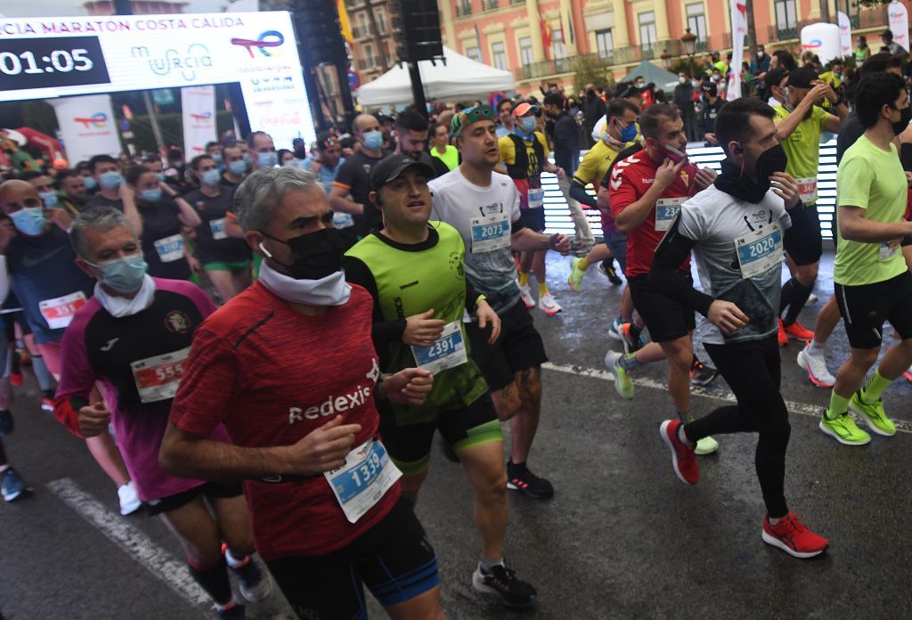 Así fue la salida de la maratón y la media maratón de Murcia (II)