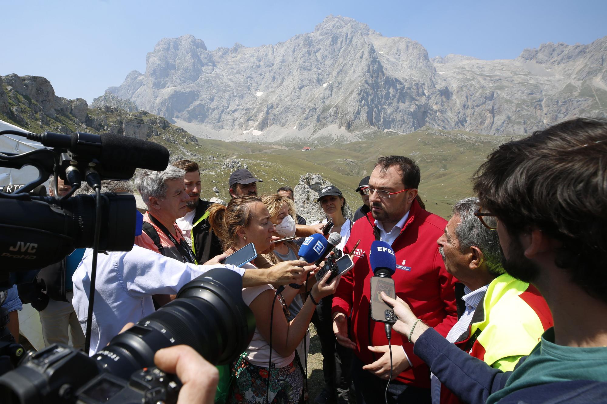 EN IMÁGENES: Así ha sido el simulacro de rescate en los Picos de Europa