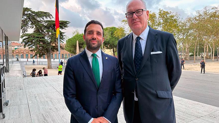 El alcalde de Sagunt se reúne con el cónsul general de Alemania en Barcelona