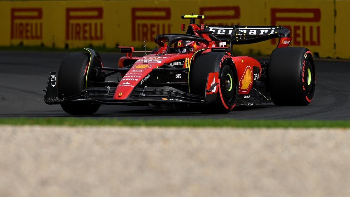 Sainz, en Albert Park