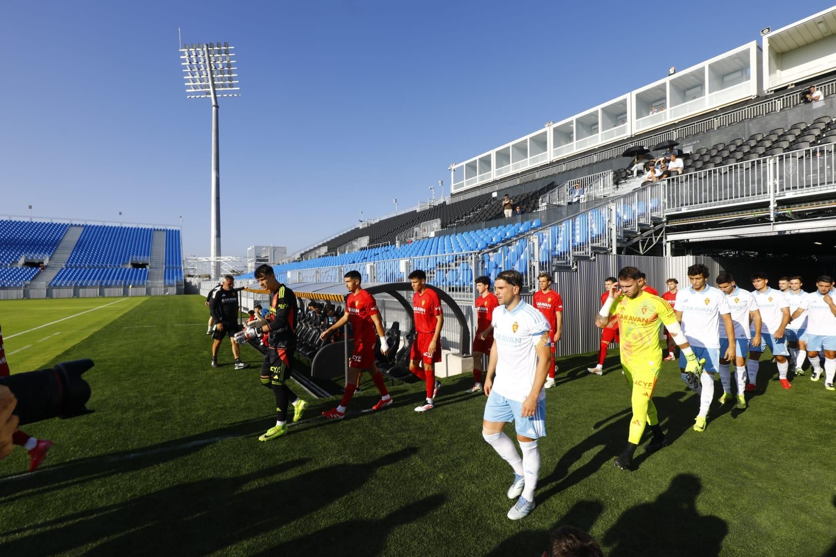 En imágenes | Real Zaragoza y Deportivo Aragón estrenan el Ibercaja Estadio