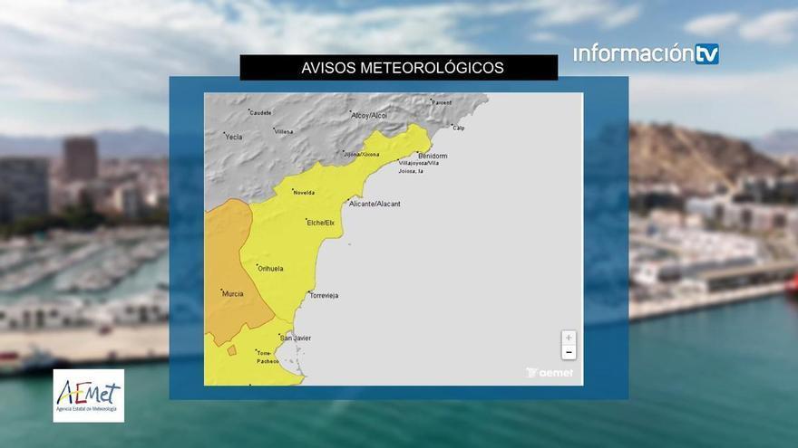Alerta amarilla en el litoral sur de Alicante por una jornada de calor extremo que rozará los 40°C
