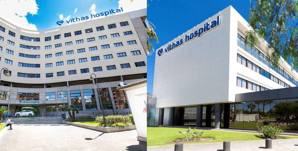 Los hospitales Vithas Xanit Internacional y Vithas Valencia 9 de octubre.