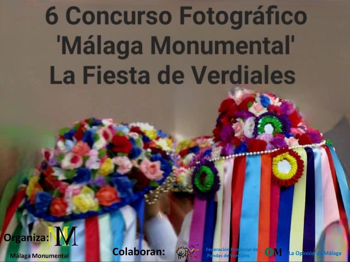Cartel anunciador del concurso fotográfico de Málaga Monumental.