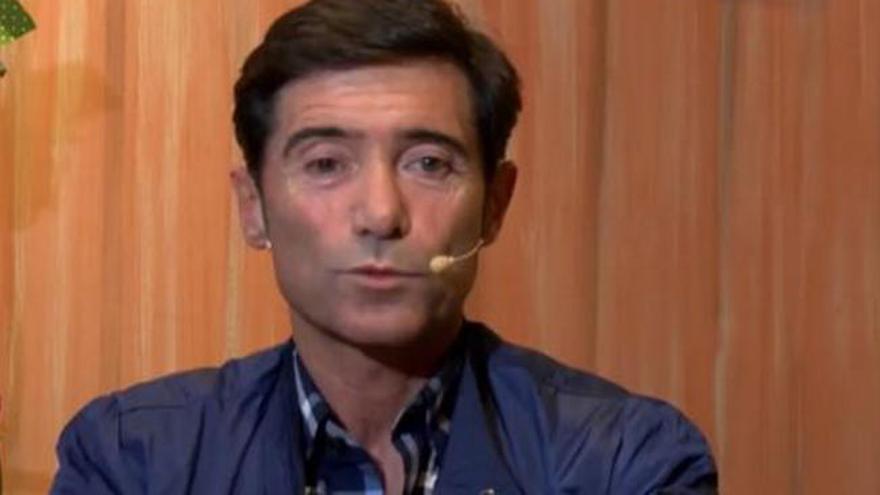 Marcelino García en la entrevista.